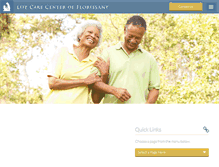Tablet Screenshot of lifecarecenterofflorissant.com